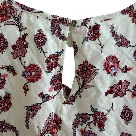 Maurices Floral Dress Shift Knee Length Sleeveless V-neck M - Picture 7 of 12